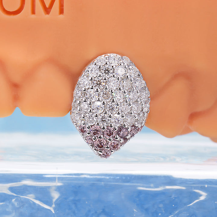 Pink Tip Fang Grillz