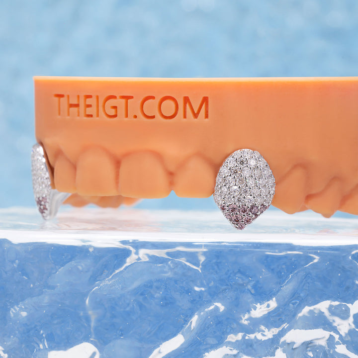 Pink Tip Fang Grillz