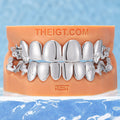 Pirate Skull Filigree Wave Polished Grillz - ICEGIANT