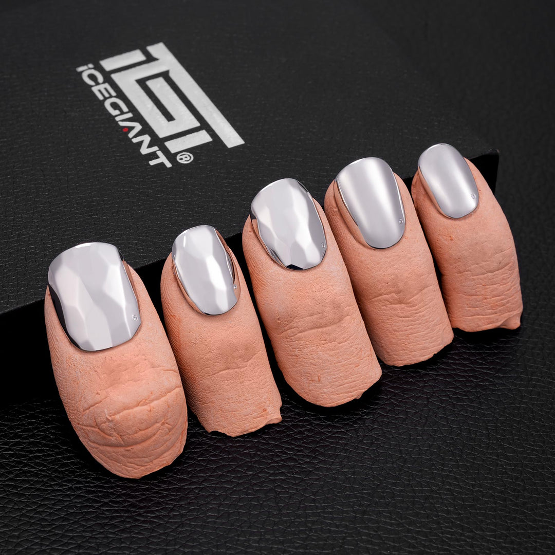 Platinum Mirror Nails