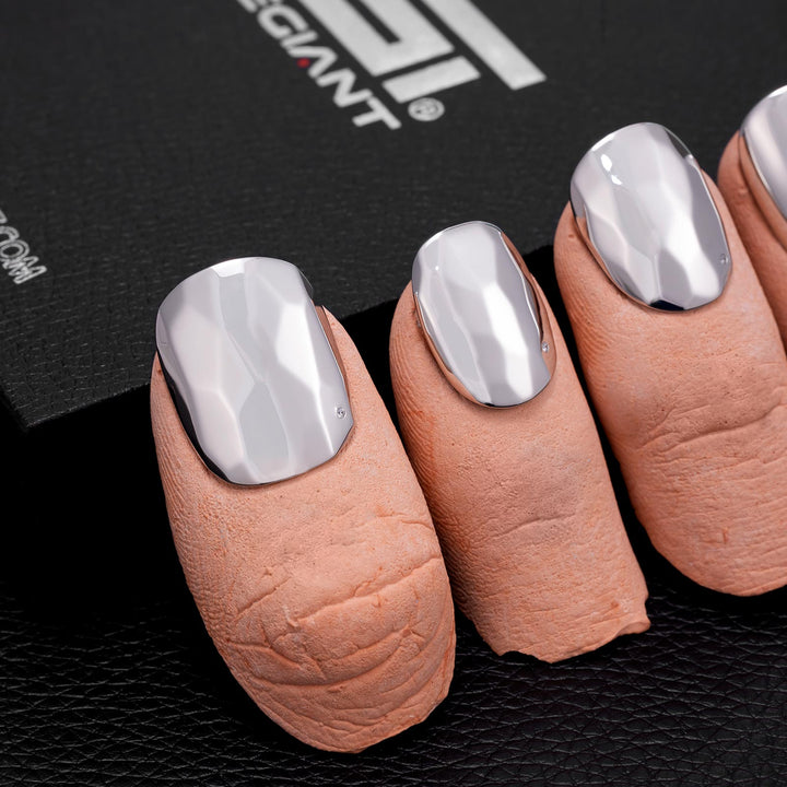 Platinum Mirror Nails