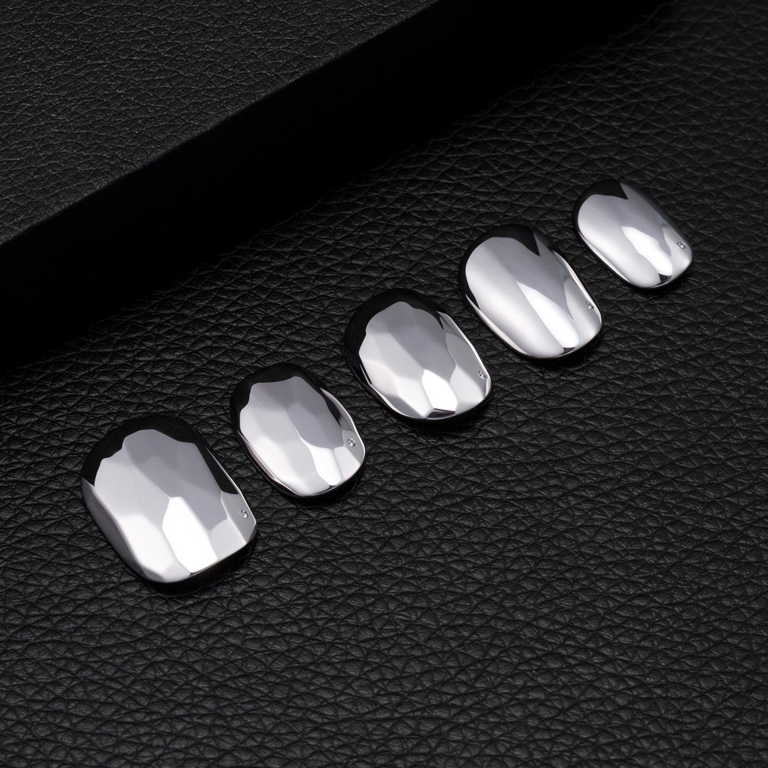 Platinum Mirror Nails