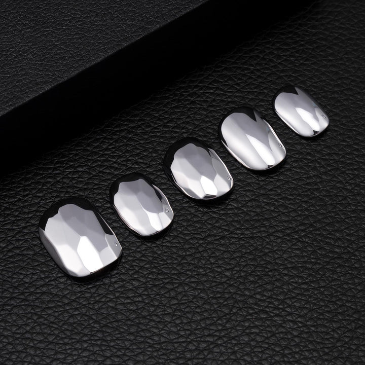 Platinum Mirror Nails