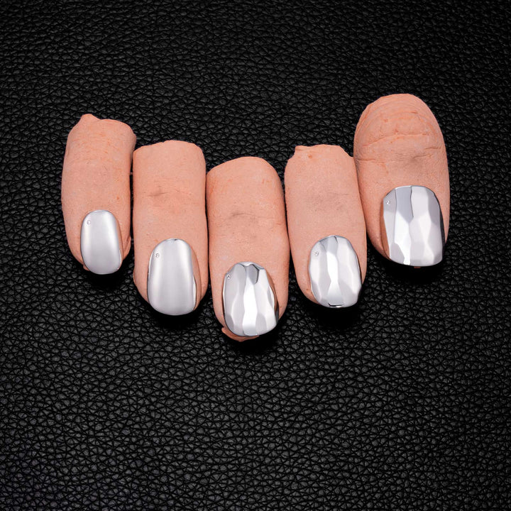 Platinum Mirror Nails
