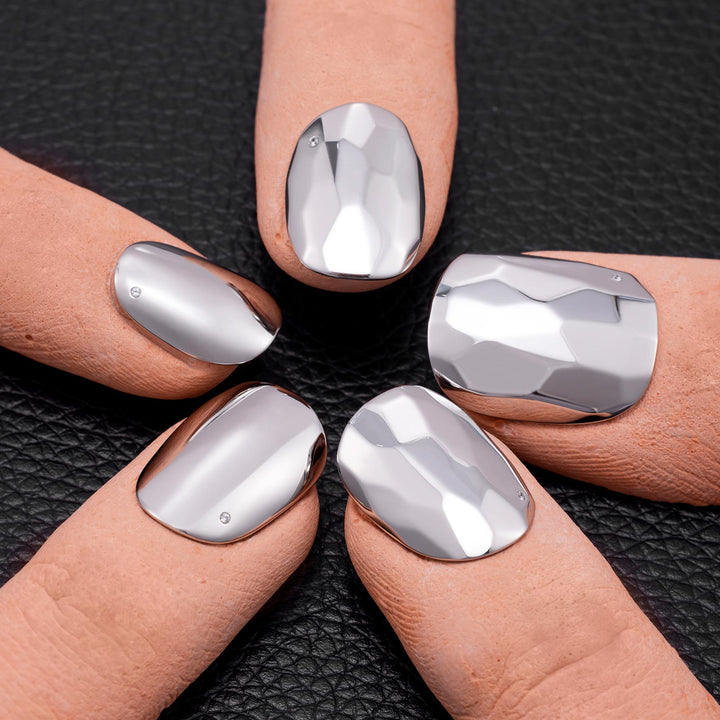 Platinum Mirror Nails