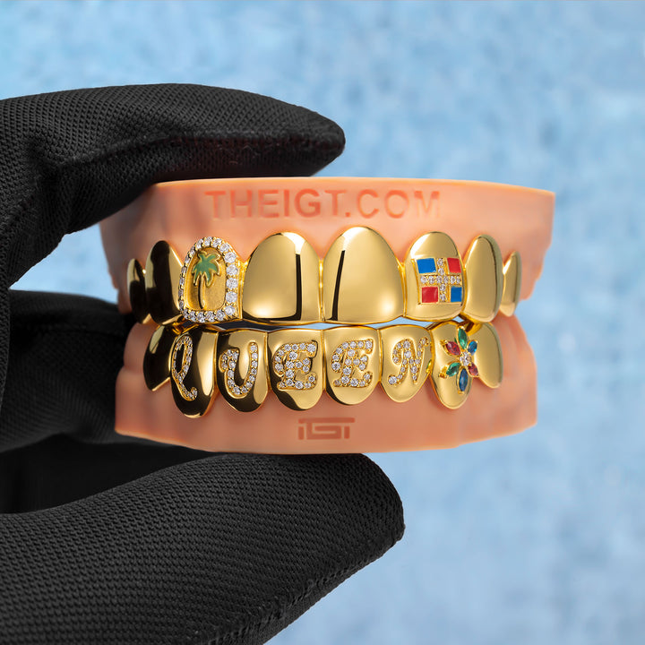Queen Moissanite Island Vibe Grillz