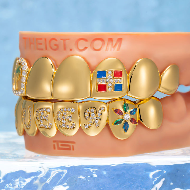 Queen Moissanite Island Vibe Grillz