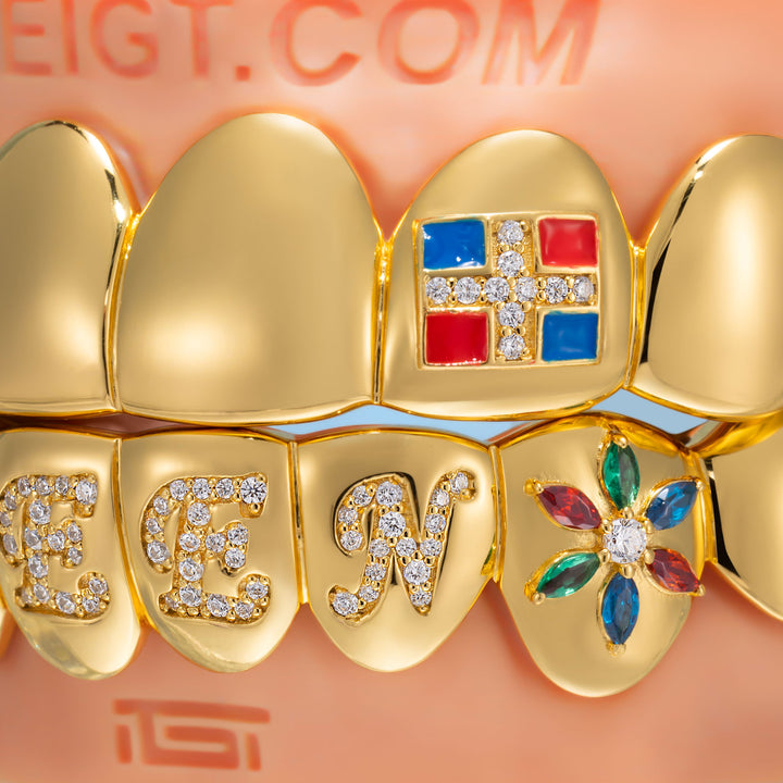 Queen Moissanite Island Vibe Grillz