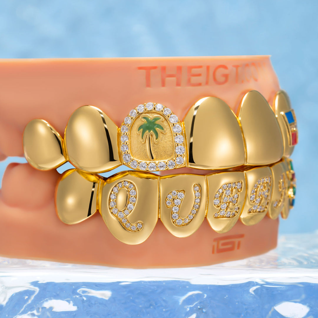 Queen Moissanite Island Vibe Grillz