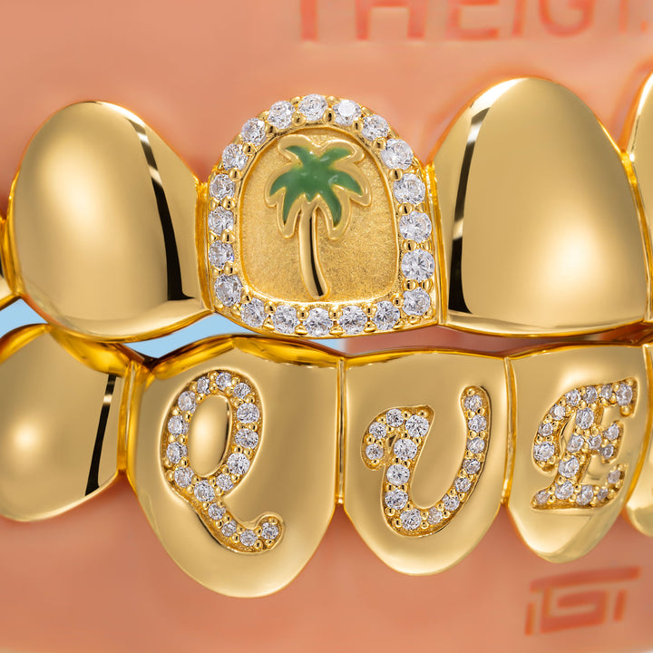 Queen Moissanite Island Vibe Grillz