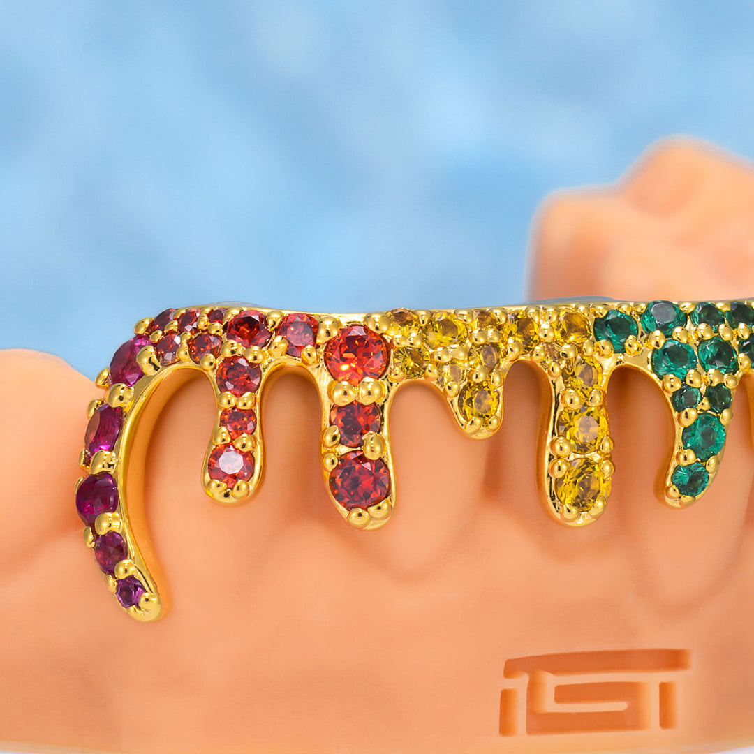 Rainbow Drip Bottom Bar