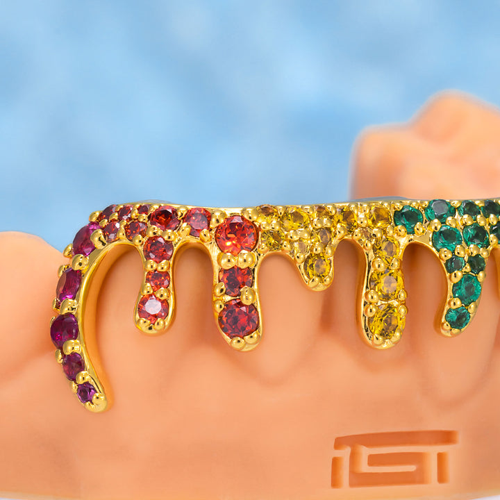 Rainbow Drip Bottom Bar