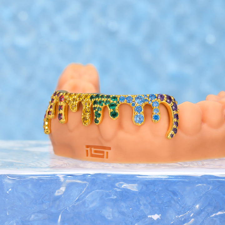 Rainbow Drip Bottom Bar