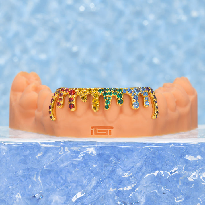Rainbow Drip Bottom Bar