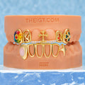 Rainbow Flower & Cross Custom Set