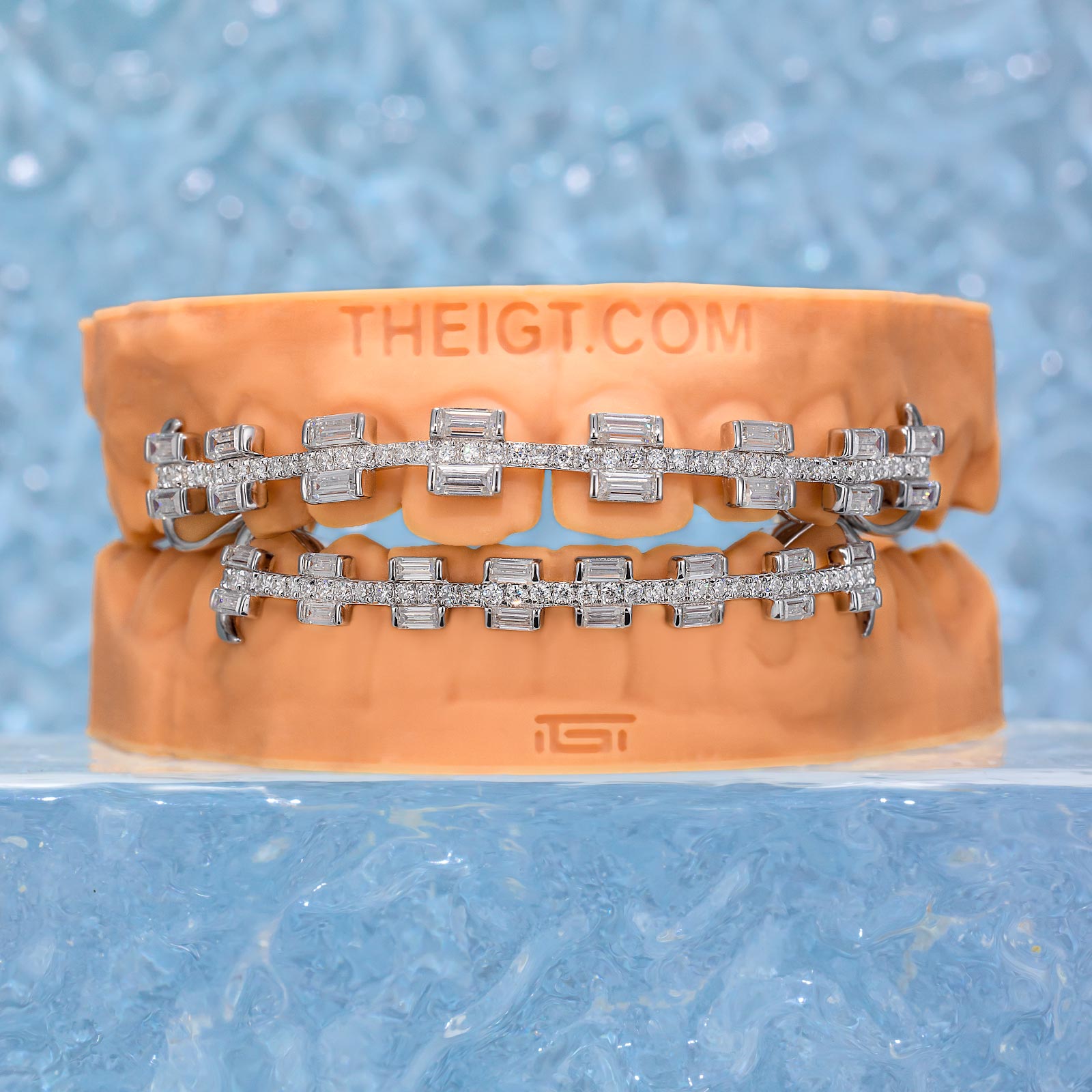 Rectangular Cut Brace Style Grillz