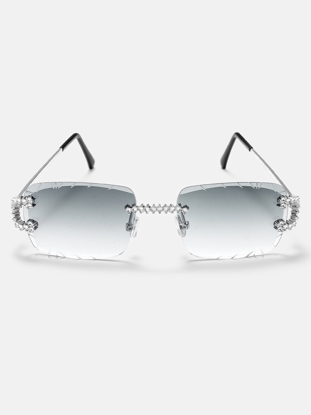 Reverse-Set Moissanite Classic C Sunglasses