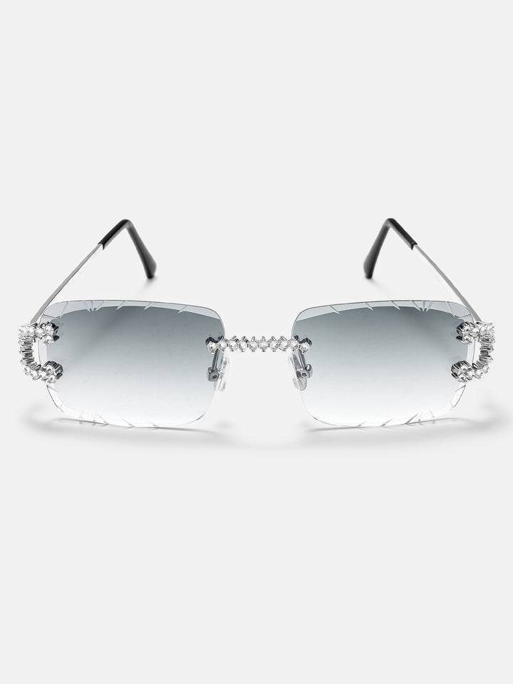Reverse-Set Moissanite Classic C Sunglasses