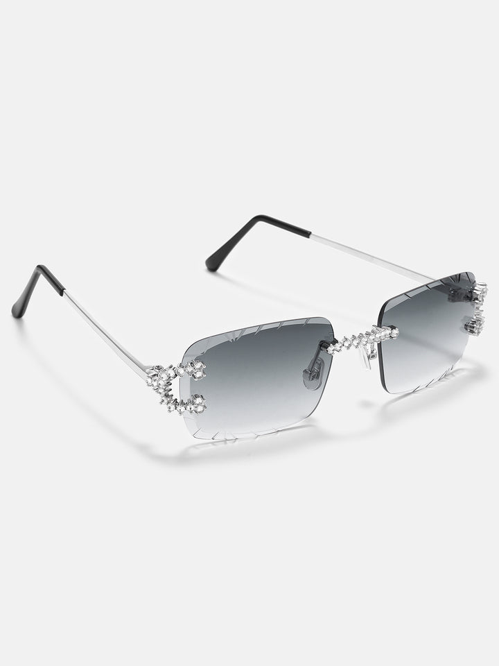 Reverse-Set Moissanite Classic C Sunglasses