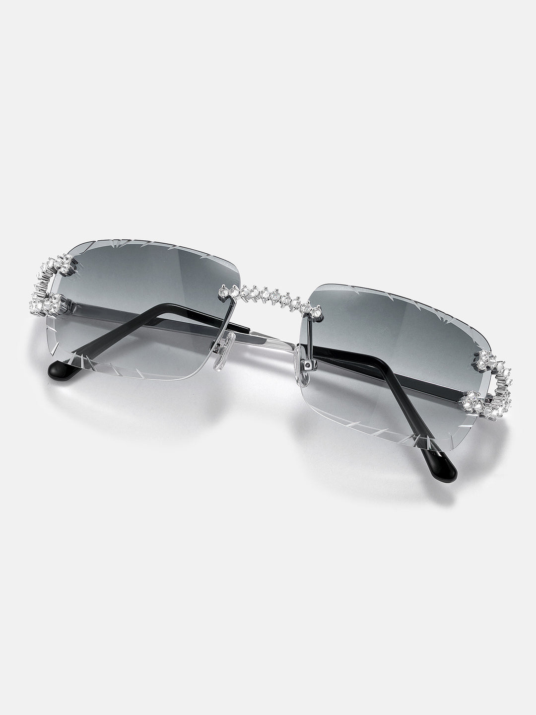 Reverse-Set Moissanite Classic C Sunglasses