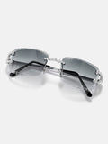 Reverse-Set Moissanite Classic C Sunglasses