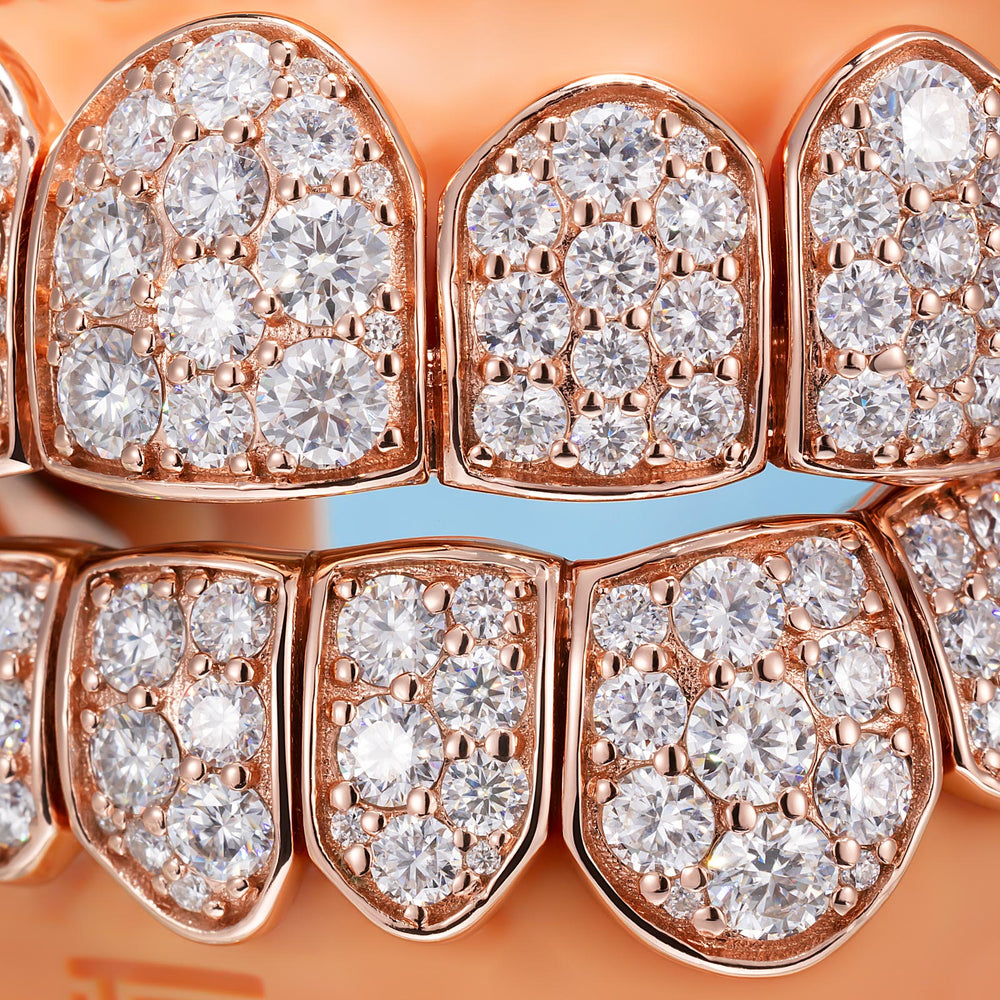 Custom Giant (15 Pointers) Moissanite Diamond Grillz