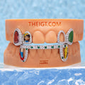 "Ruby Cinema" Dual-Arch Custom Grillz