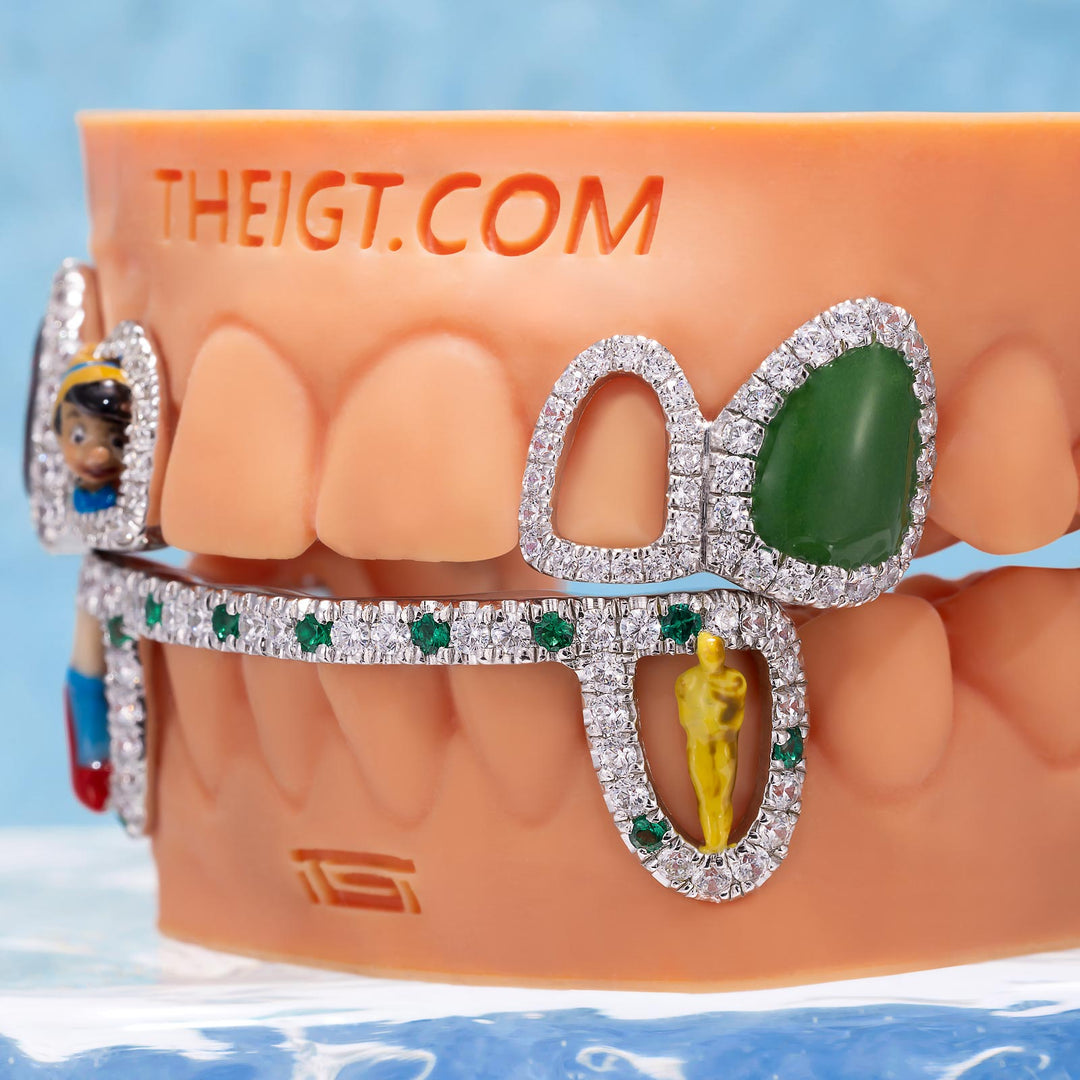 "Ruby Cinema" Dual-Arch Custom Grillz