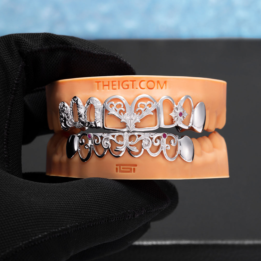 "Ruby Melt" Liquid Metal Grillz