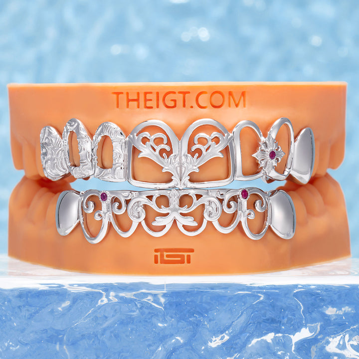"Ruby Melt" Liquid Metal Grillz