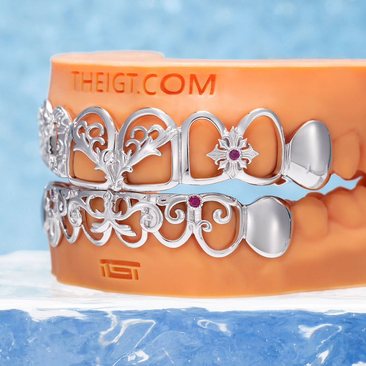 "Ruby Melt" Liquid Metal Grillz