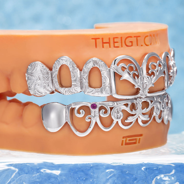 "Ruby Melt" Liquid Metal Grillz