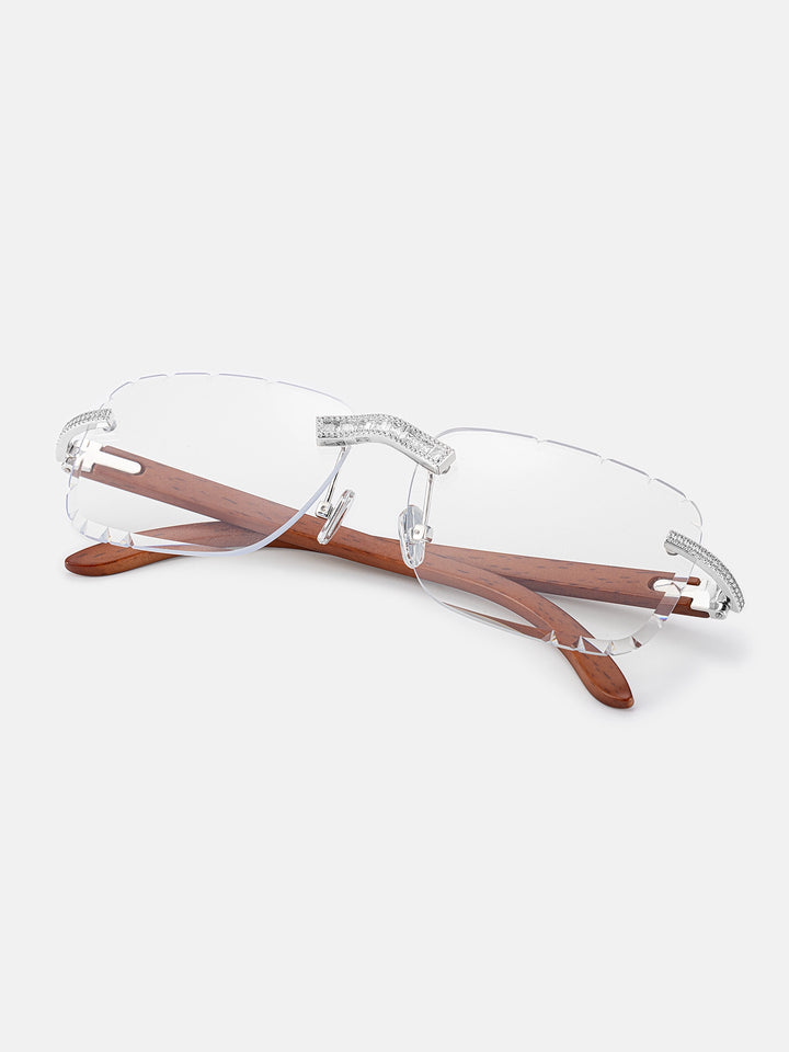S925 Moissanite Baguette Diamond Cut Sunglasses