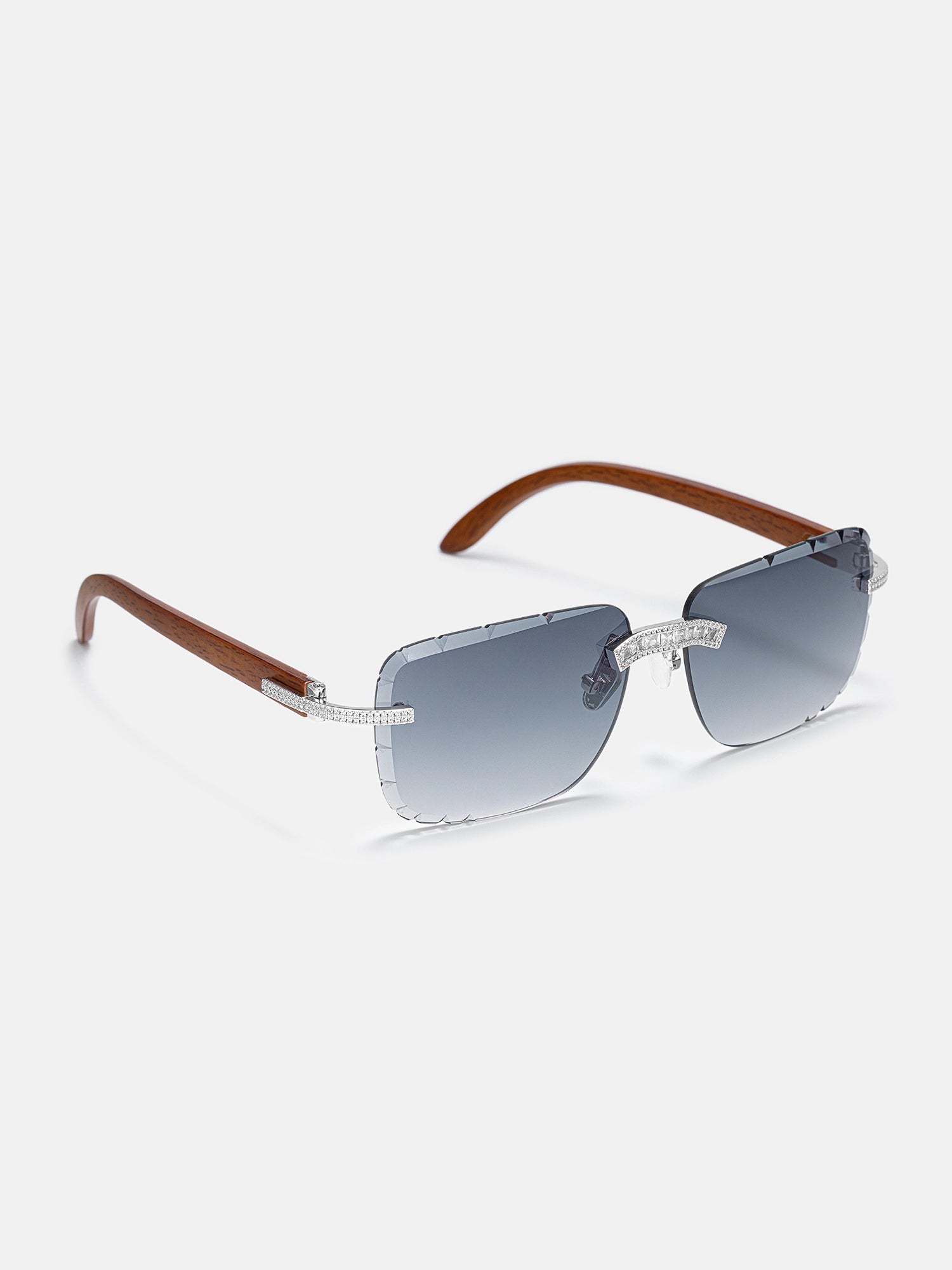 S925 Moissanite Baguette Diamond Cut Sunglasses