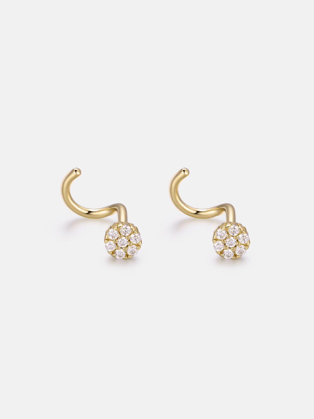 S925 Moissanite Cluster Nose Stud