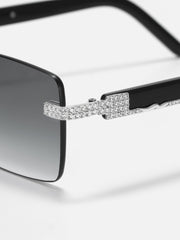 S925 Moissanite Rimless Sunglasses