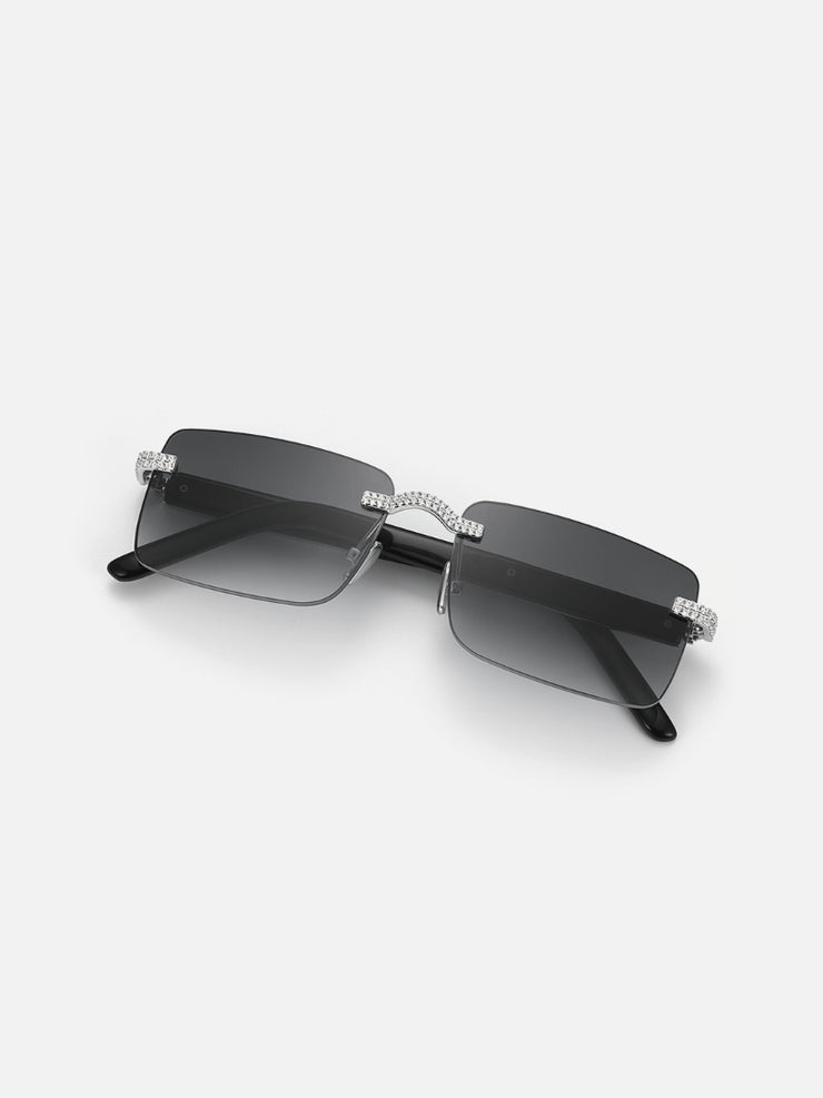 S925 Moissanite Rimless Sunglasses