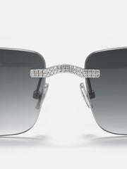 S925 Moissanite Rimless Sunglasses