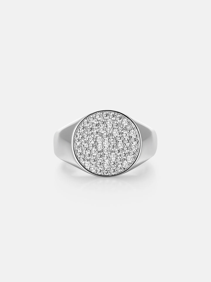 S925 Moissanite Signature Ring