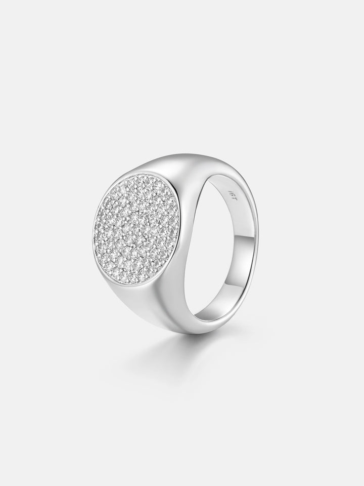 S925 Moissanite Signature Ring