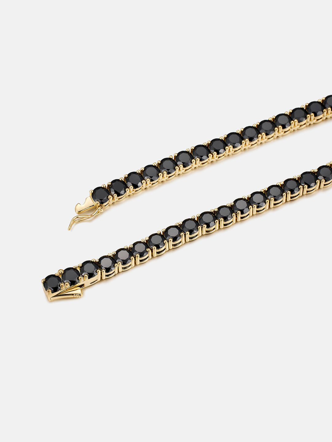 S925 Thorn Black Moissanite Tennis Chain