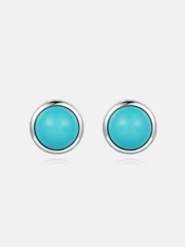 S925 Turquoise Stud Earrings