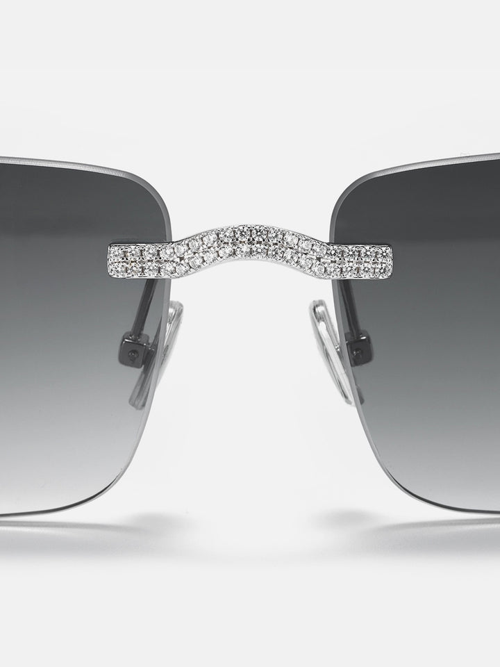 S925 Moissanite Rimless Sunglasses