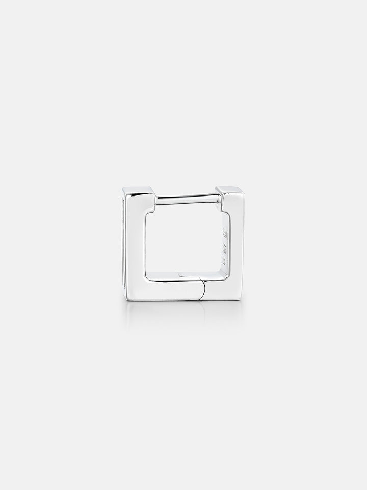 S925 Rectangular Princess Cut Earrings