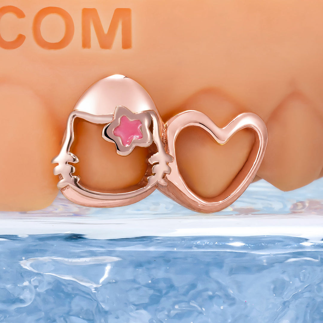 Sakura Kitty Heart Cut-Out Grillz