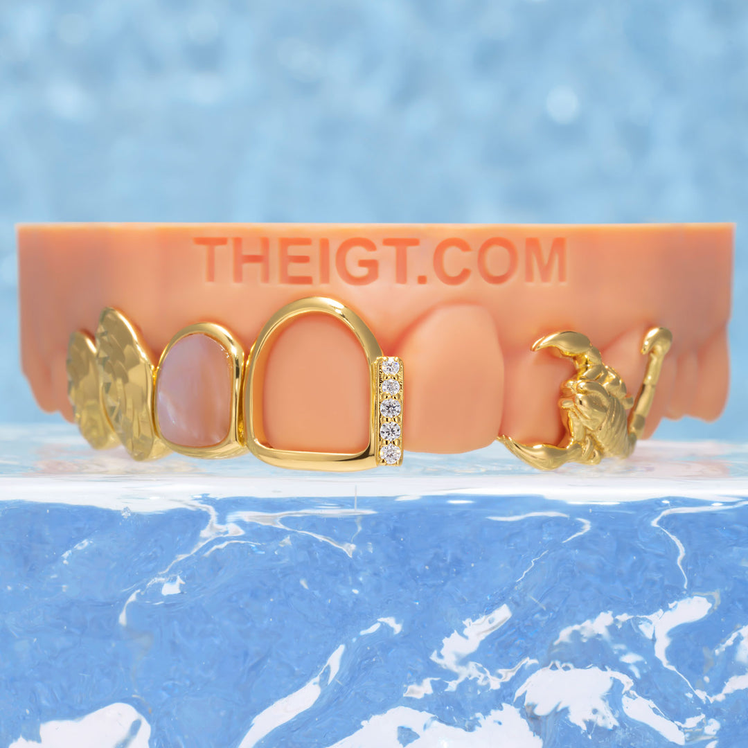 Scorpio Pearl & Marquise Spacer Set