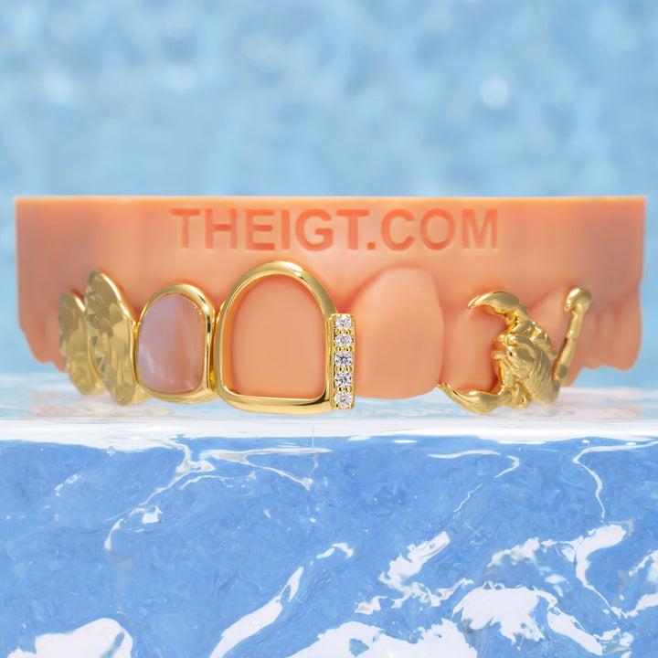 Scorpio Pearl & Marquise Spacer Set