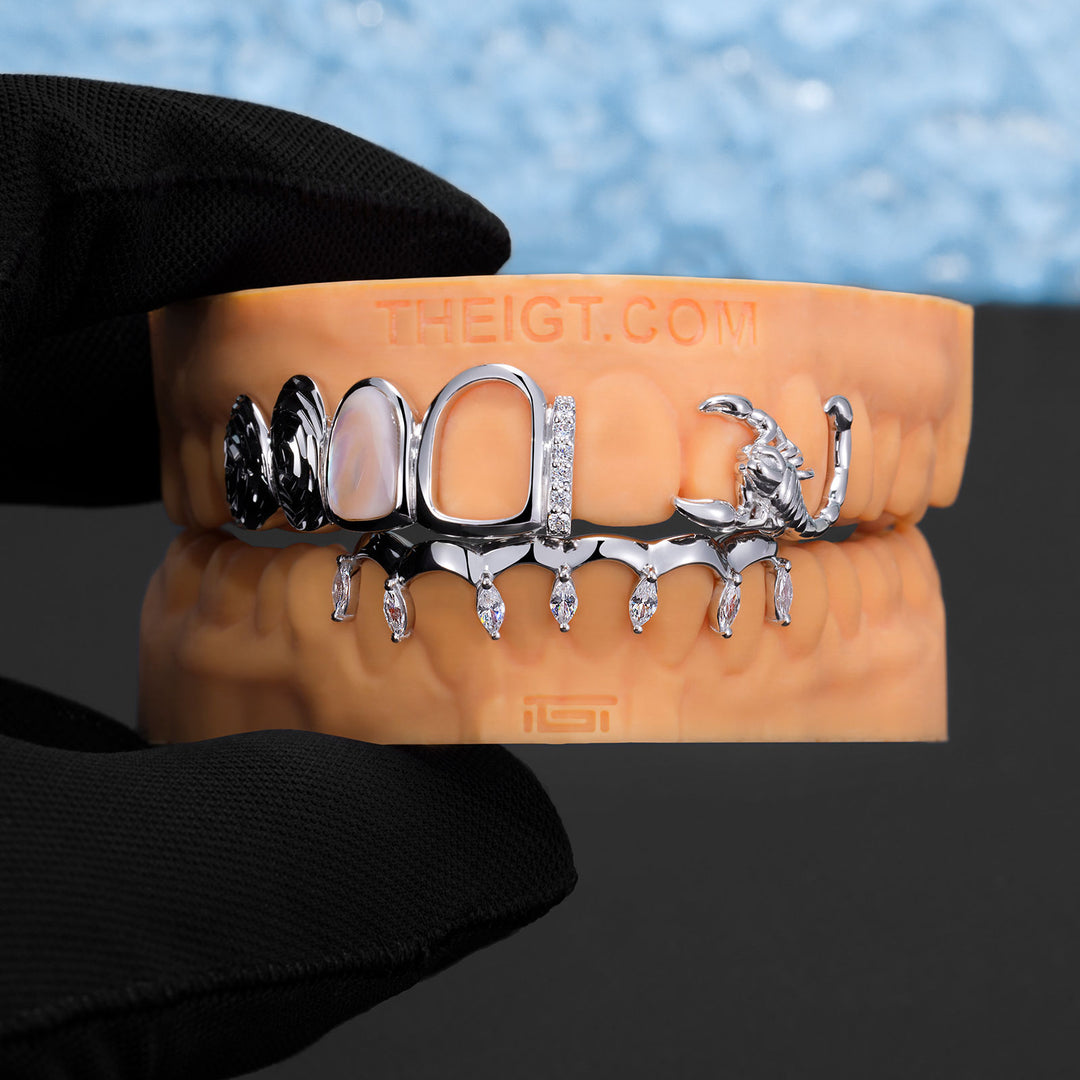 Scorpio Pearl & Marquise Spacer Set