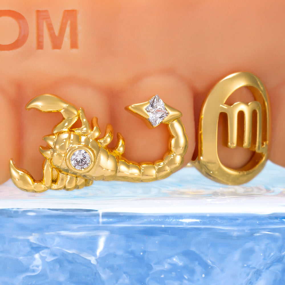 Scorpio Zodiac Cap Grillz