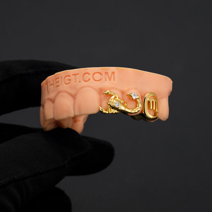 Scorpio Zodiac Cap Grillz